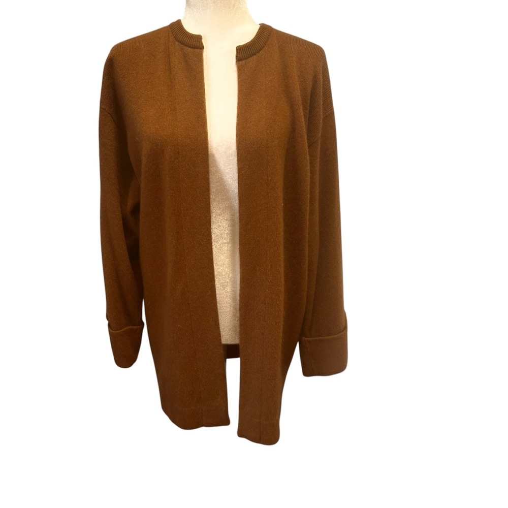 Cashmere cardigan vintage Scottish womens sz s/m
mocha brown soft office casual - Picture 4 of 14